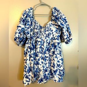 Abercrombie & Fitch Puff Sleeve Mini Dress